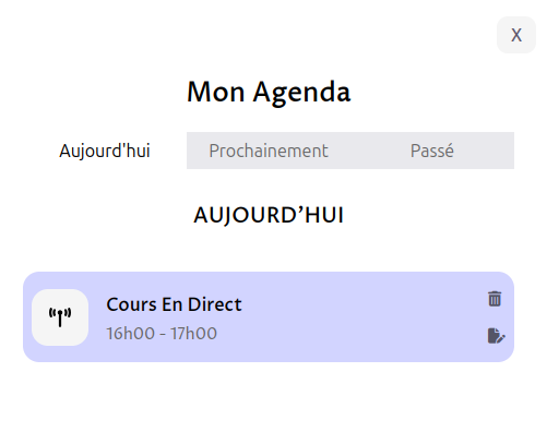 a mobile with different sections